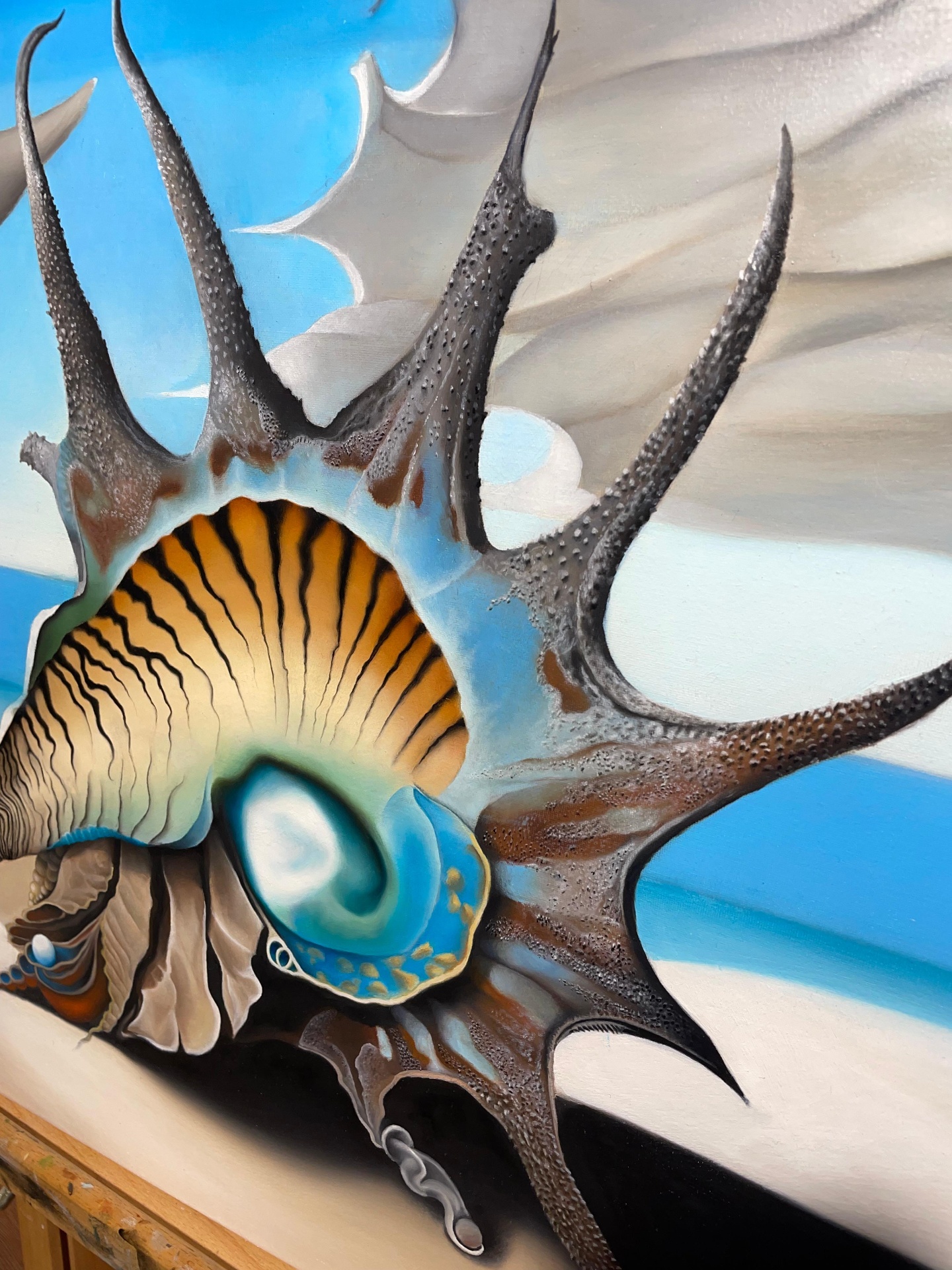 Snail (in progress) — view 3